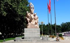 石家莊華北軍區烈士陵園旅遊攻略之抗日戰爭題材雕塑