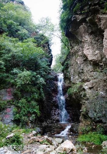 承德青松岭大峡谷-通天河瀑布照片