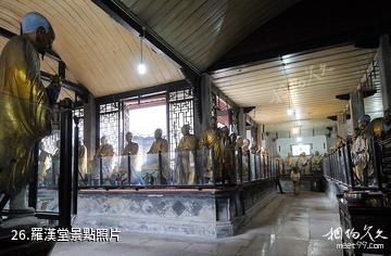 成都寶光桂湖文化旅遊區-羅漢堂照片