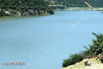 銅川福地湖景區-垂釣照片