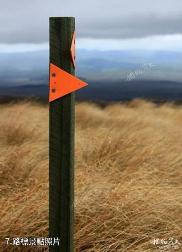 紐西蘭湯加里羅國家公園-路標照片