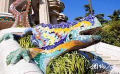 巴塞罗那古埃尔公园旅游攻略之蜥蜴喷泉