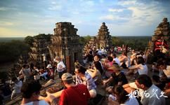 柬埔寨巴肯山旅遊攻略之觀景平台