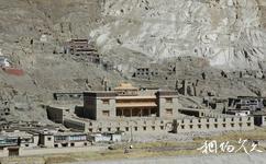 西藏薩迦寺旅遊攻略之寺頂遠眺