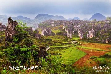 貴州貞豐雙乳峰景區-竹林堡石林照片