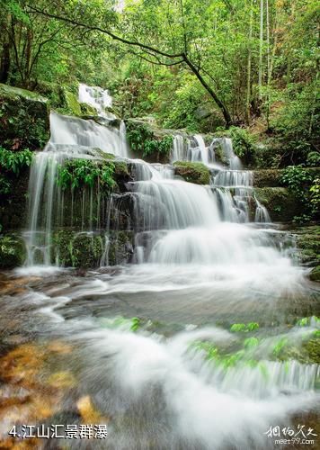 桂林在水一汸景区-江山汇景群瀑照片