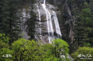 西藏勒布沟景区-瀑布照片