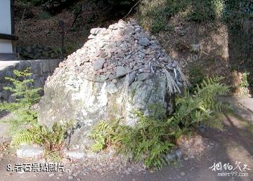 日本宇治上神社-岩石照片