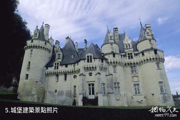 法國於塞睡美人城堡-城堡建築照片
