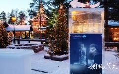 芬蘭聖誕老人村旅遊攻略之冰塊燈箱