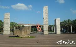台州椒江大桥公园旅游攻略之广场