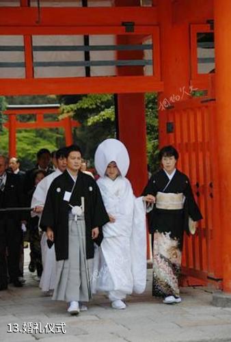 日本下鸭神社-婚礼仪式照片