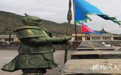 阿壩松潘古城旅遊攻略之守衛銅像