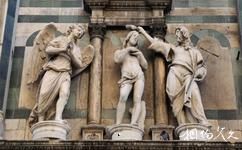 義大利聖母百花大教堂旅遊攻略之外部雕塑