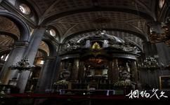 墨西哥普埃布拉歷史中心旅遊攻略之雙塔教堂內部