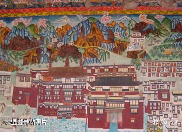 拉薩楚布寺-壁畫照片