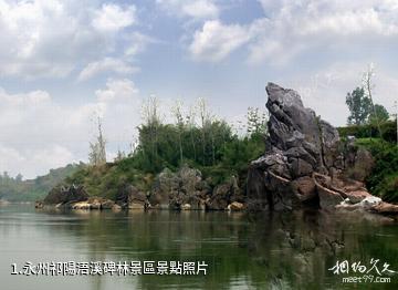 永州祁陽浯溪碑林景區照片
