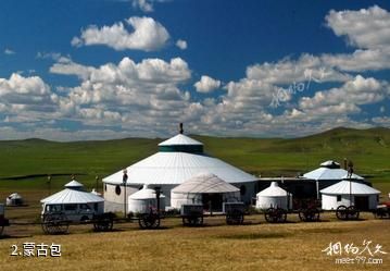 赤峰市巴林右旗巴林蒙古部落-蒙古包照片