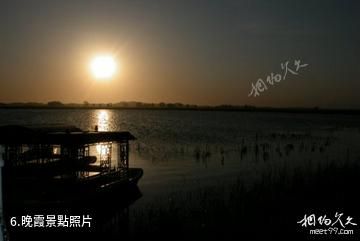 上饒大坳楓澤湖風景區-晚霞照片