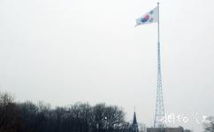 朝鲜半岛三八线旅游攻略之韩国旗塔