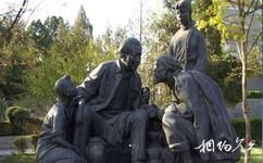 石家庄西柏坡纪念馆旅游攻略之领袖风范雕塑园