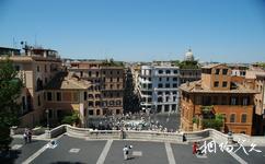 罗马西班牙广场旅游攻略之圣三一广场