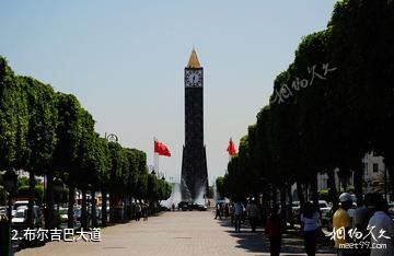 突尼斯市-布尔吉巴大道照片