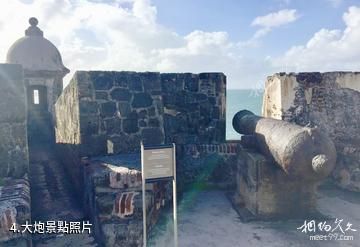 波多黎各聖費利佩海角城堡-大炮照片