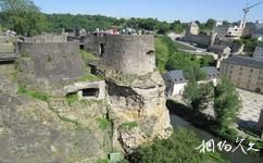 卢森堡古堡伯克要塞旅游攻略之岩石峭壁塔