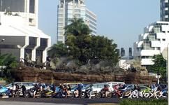 印尼雅加達市旅遊攻略之群馬拉車雕像