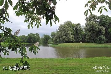 拉脫維亞隆黛爾宮-池塘照片