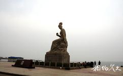 兴城觉华岛旅游攻略之菊花女雕像