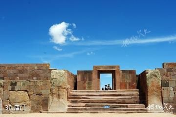 玻利维亚拉巴斯市-庙门照片