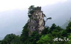 漢中天台森林公園旅遊攻略之蠟燭筆立