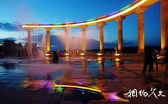 饶河沿江公园旅游攻略之音乐喷泉