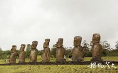 智利复活节岛旅游攻略之阿吉维石像群