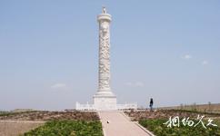 樂陵碧霞湖旅遊攻略之五龍柱雕塑