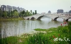 重慶璧山秀湖公園旅遊攻略之跨湖廊道