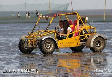 上海奉賢海灣旅遊區-鐵板沙灘照片