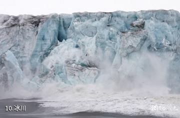 挪威斯瓦尔巴群岛-冰川照片