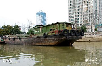 常州京杭大运河-货船照片
