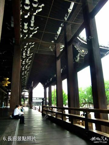 日本西本願寺-長廊照片