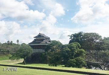 日本熊本城-天守阁照片