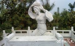 阜陽穎州西湖旅遊攻略之梳妝雕像