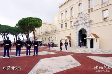 摩纳哥亲王宫-换岗仪式照片