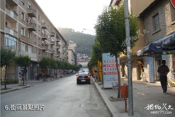 阿爾巴尼亞培拉特古城-街區照片