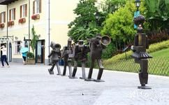 惠州五矿哈施塔特旅游小镇旅游攻略之街头雕塑