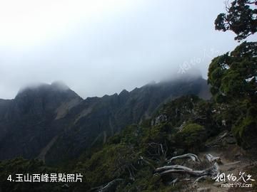 台灣玉山景區-玉山西峰照片