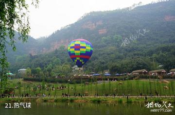 泸州纳溪花田酒地旅游景区-热气球照片
