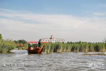 哈尔滨白鱼泡湿地公园-芦苇荡游湖照片